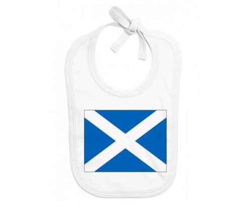 Bavoir bébé personnalisé Drapeau Écosse