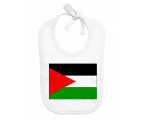 Bavoir bébé personnalisé Drapeau Palestine