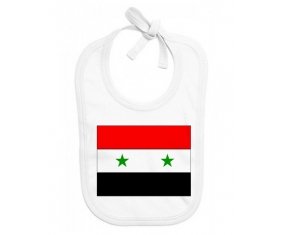 Bavoir bébé personnalisé Drapeau République arabe syrienne
