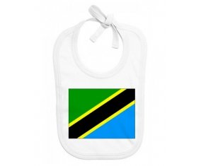 Bavoir bébé personnalisé Drapeau Tanzanie