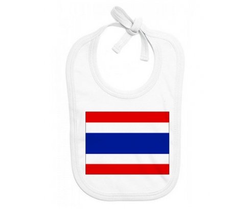 Bavoir bébé personnalisé Drapeau Thaïlande