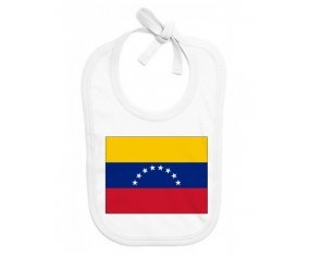 Bavoir bébé personnalisé Drapeau Venezuela