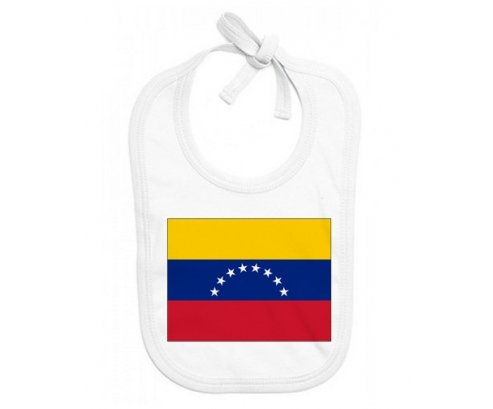 Bavoir bébé personnalisé Drapeau Venezuela