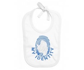 Bavoir bébé personnalisé Empreinte My Identity Antarctique