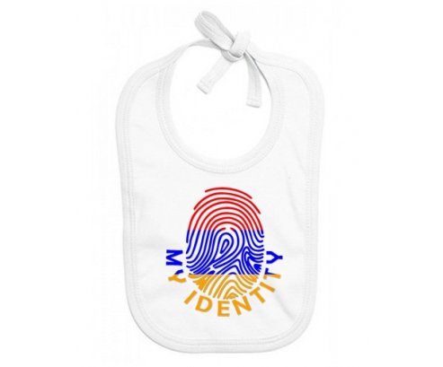 Bavoir bébé personnalisé Empreinte My Identity Arménie