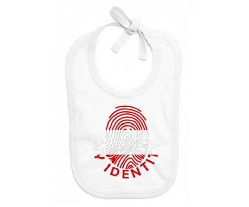 Bavoir bébé personnalisé Empreinte My Identity Autriche