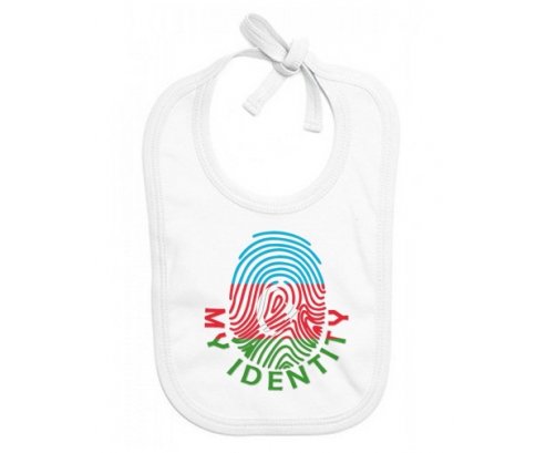 Bavoir bébé personnalisé Empreinte My Identity Azerbaïdjan