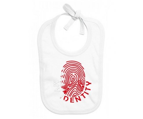 Bavoir bébé personnalisé Empreinte My Identity Bahreïn