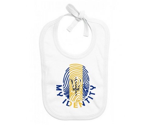 Bavoir bébé personnalisé Empreinte My Identity Barbade
