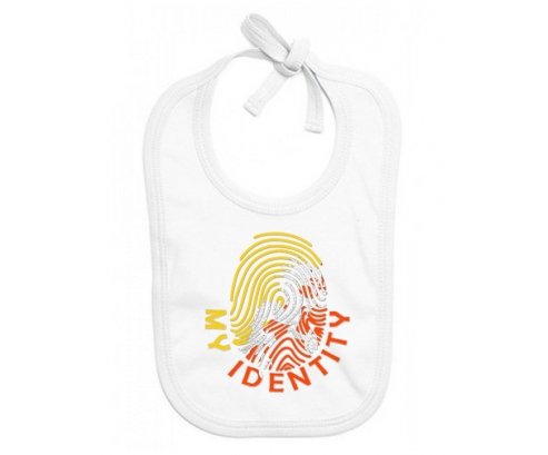Bavoir bébé personnalisé Empreinte My Identity Bhoutan