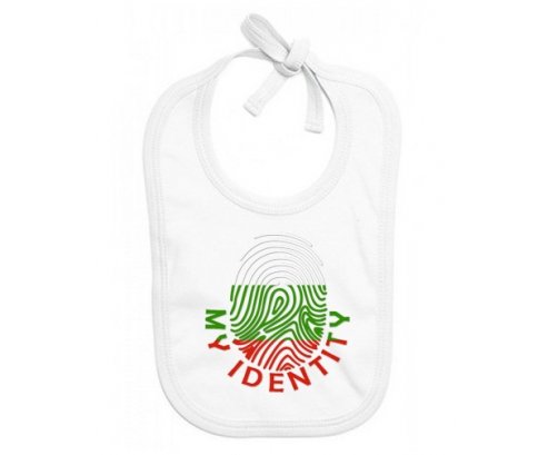 Bavoir bébé personnalisé Empreinte My Identity Bulgarie