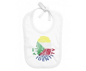 Bavoir bébé personnalisé Empreinte My Identity Comores