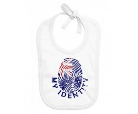 Bavoir bébé personnalisé Empreinte My Identity les Îles Cook