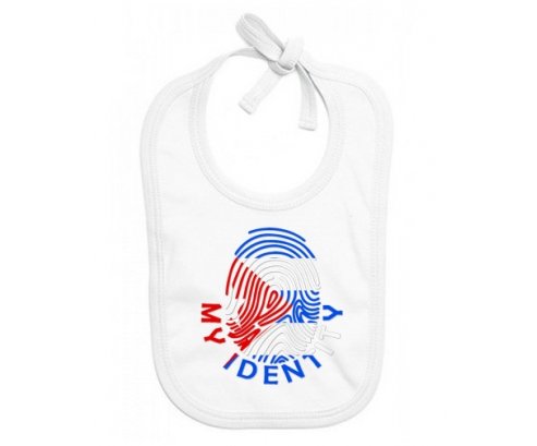 Bavoir bébé personnalisé Empreinte My Identity Cuba