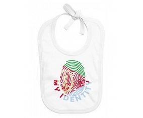 Bavoir bébé personnalisé Empreinte My Identity Érythrée