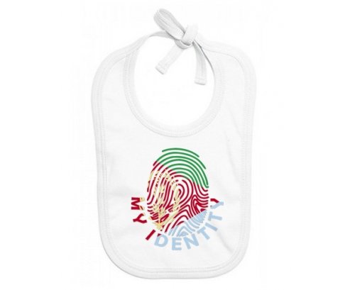 Bavoir bébé personnalisé Empreinte My Identity Érythrée
