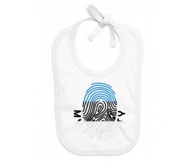 Bavoir bébé personnalisé Empreinte My Identity Estonie