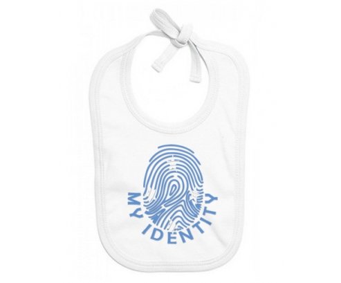 Bavoir bébé personnalisé Empreinte My Identity États fédérés de Micronésie