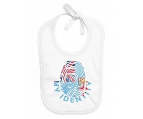 Bavoir bébé personnalisé Empreinte My Identity Fidji