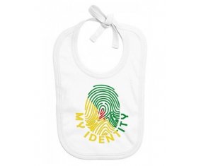 Bavoir bébé personnalisé Empreinte My Identity Guyane Française