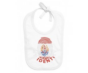 Bavoir bébé personnalisé Empreinte My Identity Polynésie française