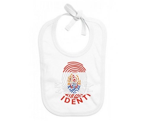 Bavoir bébé personnalisé Empreinte My Identity Polynésie française