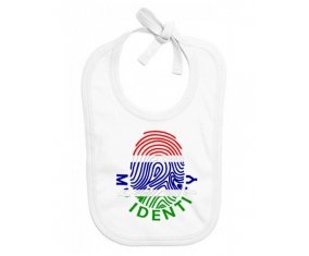 Bavoir bébé personnalisé Empreinte My Identity Gambie