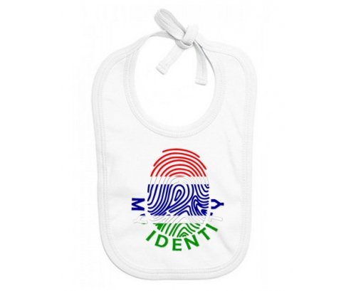 Bavoir bébé personnalisé Empreinte My Identity Gambie