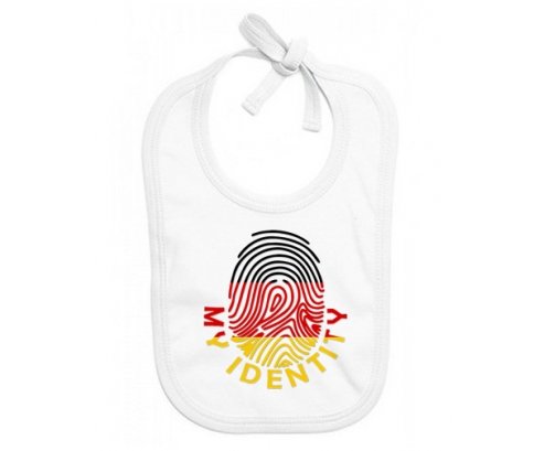 Bavoir bébé personnalisé Empreinte My Identity Allemagne