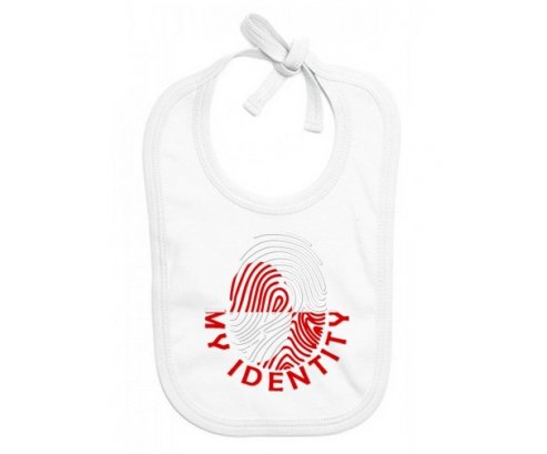 Bavoir bébé personnalisé Empreinte My Identity Groenland