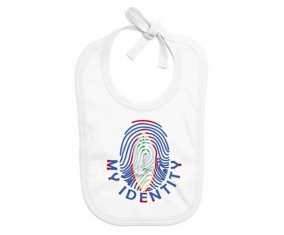 Bavoir bébé personnalisé Empreinte My Identity Guam