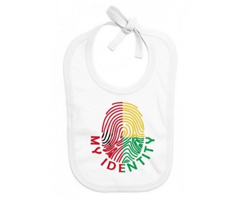 Bavoir bébé personnalisé Empreinte My Identity Guinée