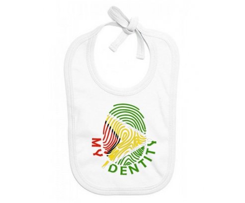 Bavoir bébé personnalisé Empreinte My Identity Guyane