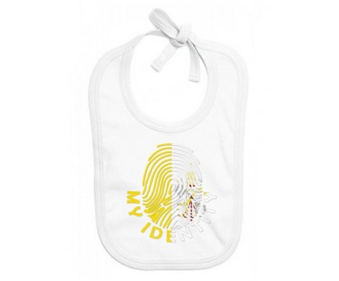 Bavoir bébé personnalisé Empreinte My Identity Saint-Siège