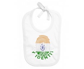 Bavoir bébé personnalisé Empreinte My Identity Inde