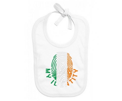 Bavoir bébé personnalisé Empreinte My Identity Irlande