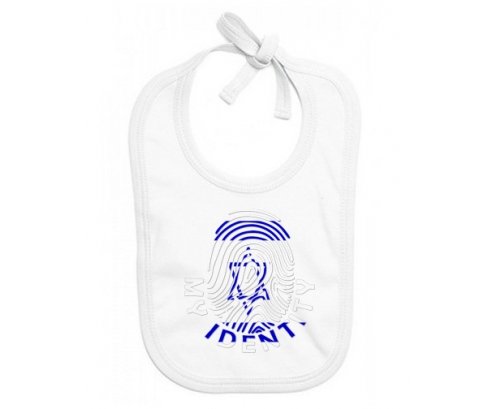 Bavoir bébé personnalisé Empreinte My Identity Israël