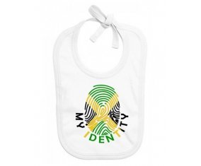 Bavoir bébé personnalisé Empreinte My Identity Jamaïque