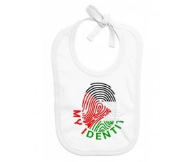 Bavoir bébé personnalisé Empreinte My Identity Jordan