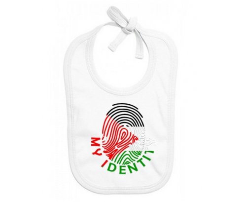 Bavoir bébé personnalisé Empreinte My Identity Jordan