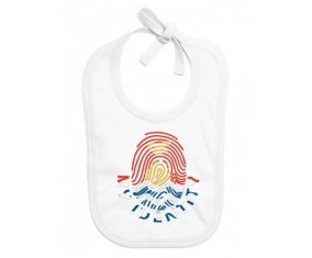 Bavoir bébé personnalisé Empreinte My Identity Kiribati