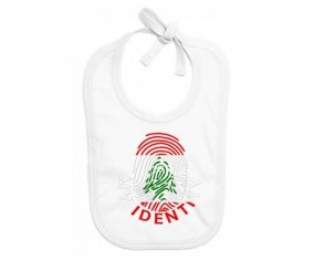 Bavoir bébé personnalisé Empreinte My Identity Liban