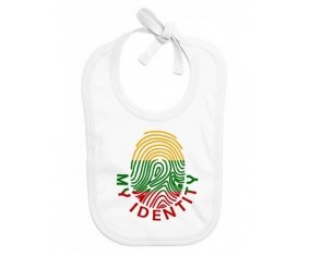 Bavoir bébé personnalisé Empreinte My Identity Lituanie