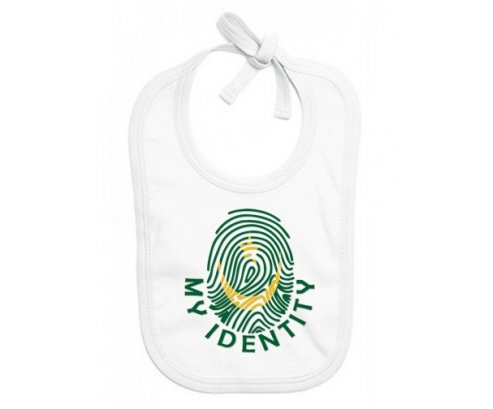 Bavoir bébé personnalisé Empreinte My Identity Mauritanie