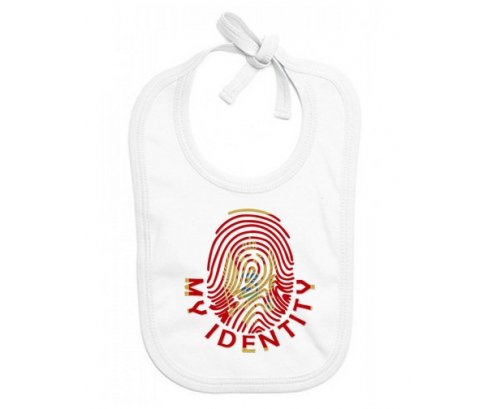 Bavoir bébé personnalisé Empreinte My Identity Monténégro