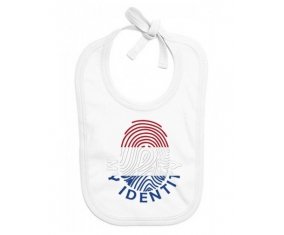 Bavoir bébé personnalisé Empreinte My Identity Pays-Bas