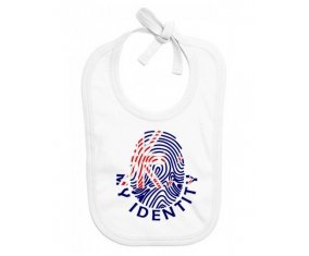 Bavoir bébé personnalisé Empreinte My Identity Nouvelle-Zélande