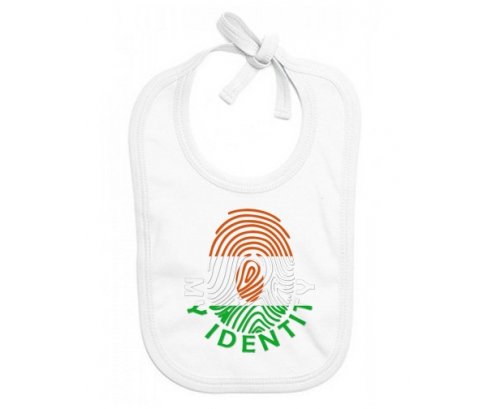 Bavoir bébé personnalisé Empreinte My Identity Niger