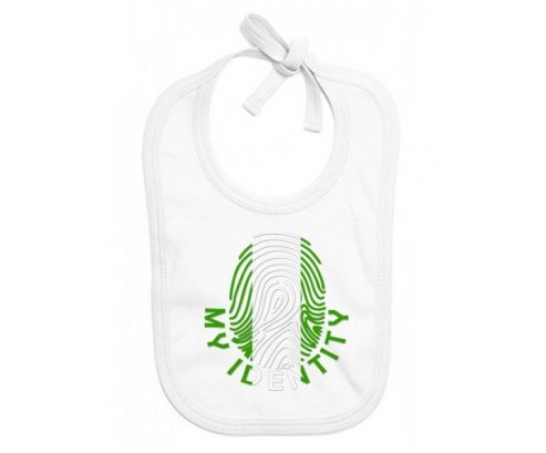 Bavoir bébé personnalisé Empreinte My Identity Nigeria