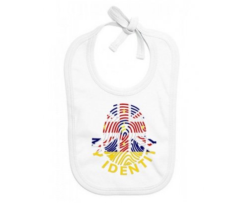 Bavoir bébé personnalisé Empreinte My Identity Niue